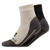 Heber Peak - EvergreenHe. Hiking Quarter Socks 2-Pack - Multifunktionssocken 46-48 | EU 46-48 grau