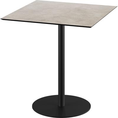 Klapptisch ESSENTIALS "Urban", schwarz, moonstone, schwarz, B:70cm H:73,2cm T:70cm, Pulverbeschichteter Stahl, Tische, in verschiedenen Ausführungen Image