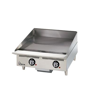 Star 824TA LP 24" Gas Commercial Griddle w/ Thermostatic Controls - 1" Steel Plate, Liquid Propane, Stainless Steel, Gas Type: LP
