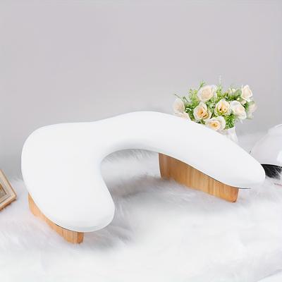 TEMU Big Folding Beveled Nail Art Hand Pillow Pu Manicure Table Arm Hand Rest For Nails Comfortable Nail Table Holder Image