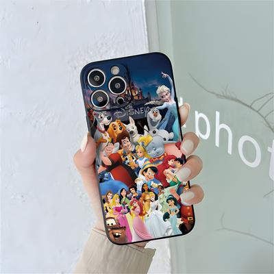 TEMU Kingdom Characters Castle Cartoon Cute Phone Case For Iphone 16/15/14/13/12/11 Pro/pro Max/plus, Lens Protection, Protective Phone Cover, Gifts For Men And Women Image