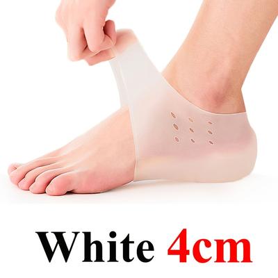 TEMU 1 Pair Of Silicone Invisible Heel Lifts - Moisturizing Foot Protectors With Ventilation Holes, Ideal For High Heels & Footwear, Foot |elegant Footwear|silicone Material