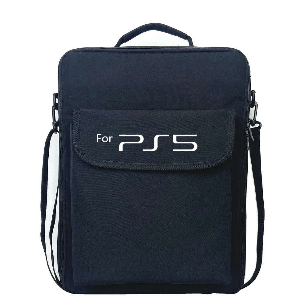 MINISO Portable PS5 Travel Carrying Case Storage Bag Handbag Shoulder Bag Backpack for Playstation 5 Game Console Accessories