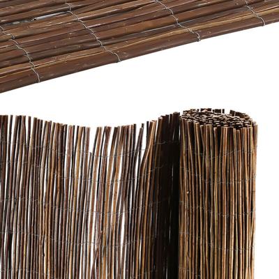 Vingo - Weidenzaun Weidenmatte 100 x 500cm Sichtschutz Sichtschutzmatte Zaun für Garten, Terrasse Image