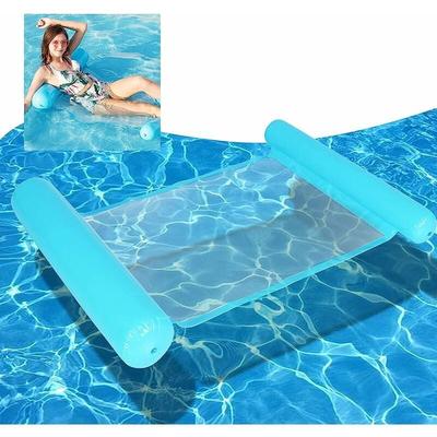 Ontway - Schwimmende Hängematte, 4-in-1 aufblasbare Schwimmbad-Hängematte, aufblasbares Image