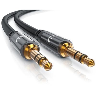 Primewire - aux zu 3,5-mm-Klinke Audio-Kabel, HiFi Klinkenkabel für Audiogeräte Premium Series - 10m Image