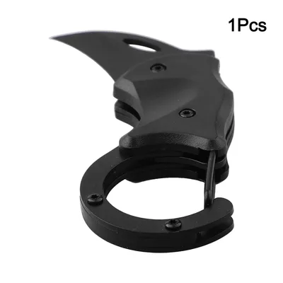 1PCS Mini Cutter Falten Mit Schlüsselbund Kleine Tasche Cutter Karabiner Cutter Box Cutter Für Outdoor Wandern Klettern Camping