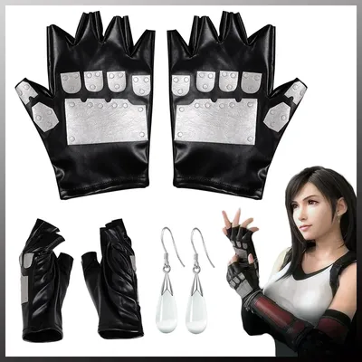 Verkleidung Tifa Lockhart Handschuhe Anime Spiel letzte Cosplay Kostüm Zubehör Erwachsene Frauen Image