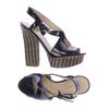 Guess Damen Sandale, Gr. 39, schwarz, kein Etikett