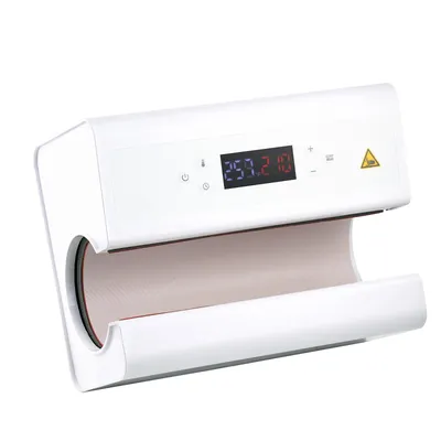 SucceBuy Auto Tumbler Heat Press Machine Mug Heat Press 11-30oz Sublimation Tumblers Heat Up Fast Even Tumbler Press mit Tape