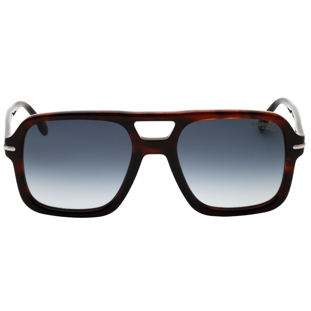 Carrera Dunkelgraue SF-Linsenbraune Horn-Sonnenbrille Image