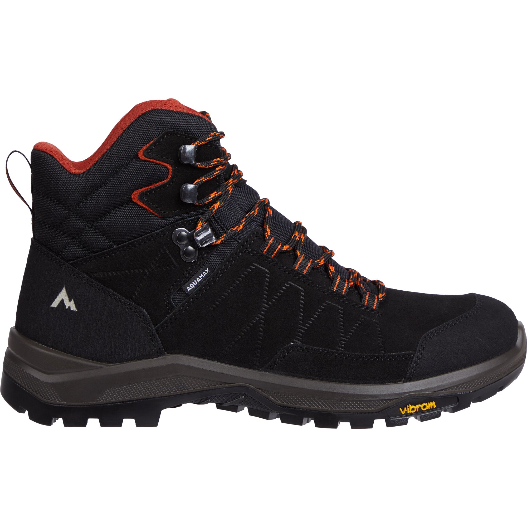 Wanderschuh MCKINLEY "Magma IV MID AQX M", Herren, Gr. 44, schwarz (schwarz night, anthraci), Synthetik, Schuhe Wanderschuh, wasserdicht