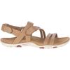 Sandale MERRELL "SANDSPUR ROSE CONVERT", Gr. 41, tobacco, pomegranate, Leder, sportlich, Schuhe