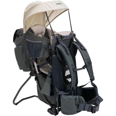 Rückentrage FILLIKID "Adventure", Baby, grau (grau melange), Baumwolle, Polyester, Babytragen