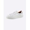 Sneaker HEINE, Damen, Gr. 39, weiß, Leder, Glattleder, Glattleder, modisch, Schuhe