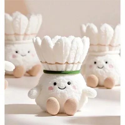 Badminton Plush Pendant Cute New Cute Cute Key Chain Adorable Plush Badminton Keychain - Fluffy