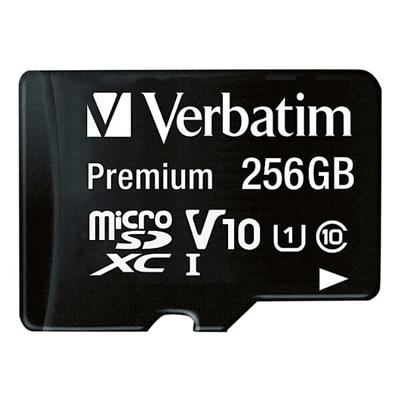 Verbatim microSDXC-Speicherkarte 256 GB »Premium U1« inkl. Adapter, 1.5x0.1x1.1 cm Image