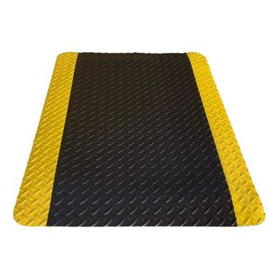 Miltex Einzelmatte ULTRA 90 x 60 cm »YOGA DECK ULTRA« Arbeitsplatzmatte mit Signalstrei schwarz, 90x1.4 cm Image
