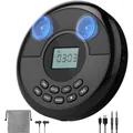 Walkman per cd portatile con lettore cd per trasimitazione Bluetooth portatile con altoparlanti e auricolari discman ricaricabile con USB