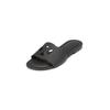 Sandale MARC O'POLO "aus edlem Kalbleder", Damen, Gr. 37, schwarz, Obermaterial: 100% Leder (Rind), unifarben, Schuhe
