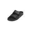 Sandale MARC O'POLO "aus edlem Rindleder", Herren, Gr. 42, schwarz, Obermaterial: 100% Leder, unifarben, Schuhe