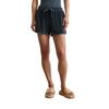 Shorts MARC O'POLO "aus softem Baumwolle-Mix", Damen, Gr. XL, Normalgrößen, muted blau, Obermaterial: 80% Baumwolle, 20% Polyester, unifarben, casual, regular fit kurz, Hosen