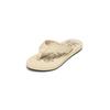 Strandschuh MARC O'POLO "mit gewebtem Riemen", Damen, Gr. 42, beige (natural cotton), Obermaterial: 100% Polyester, unifarben, Schuhe