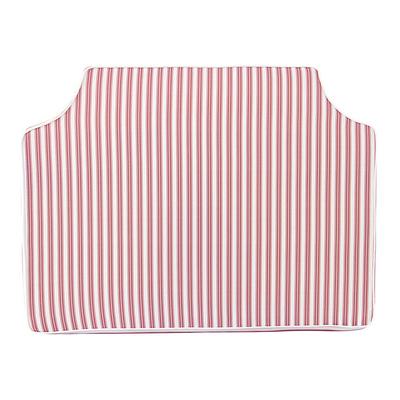Caroline Stripe Foam Headboard - Raspberry - Ballard Designs