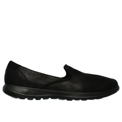 Skechers Women's GOwalk Lite - Queenly Shoes | Size 12.0 | Black | Textile | Vegan | Machine Washable