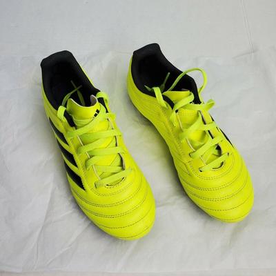 Adidas Shoes | Adidas Copa Youth Yellow Synthetic Leather With Lace Up Soccer Cleats Sz Us 4.5 | Color: Yellow | Size: 4.5b