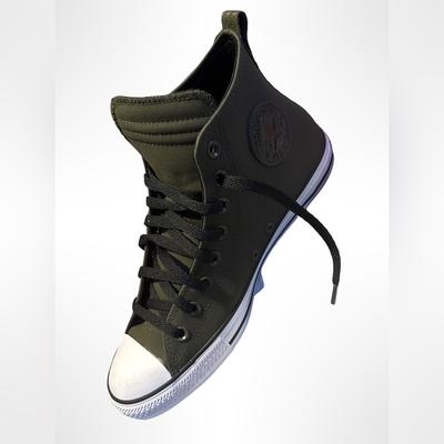 Converse Shoes | Converse Men's High-Top Sneakers - Olive Green | Color: Green | Size: 11