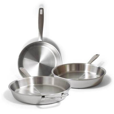 Alva Maestro 5-Ply Stainless Steel Frying Pan - Naturally Nonstick