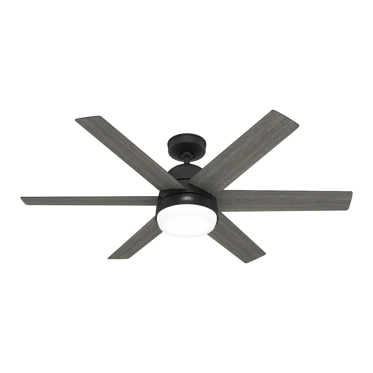 Hunter DC Deckenventilator Arete Schwarz mit Licht & Fernbedienung 132 Image