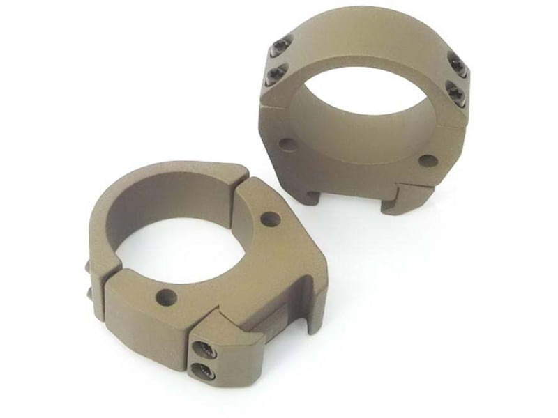 Talley Modern Sporting Scope Ring Set LA/SA 34mm Medium Burnt Bronze TMS34MBB