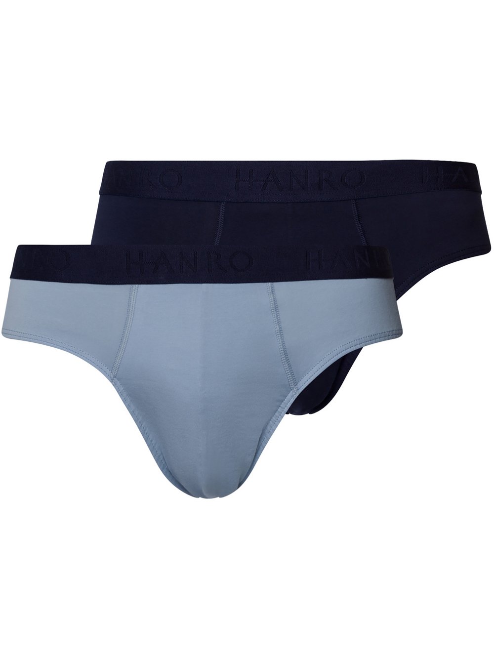 Hanro 2er-Pack Slips Herren blau, S Image
