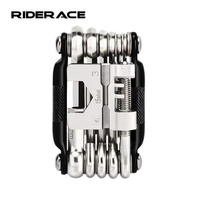 TEMU 16in 1 Riderace Bicycle Multi Tool Chain Splitter Cutter Multifunction For Mtb Bike Wrench Screwdriver Repair Multitool Image