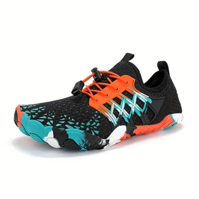TEMU 2025 Newest Trend, Lightweight Water Shoes - Breathable Mesh Upper, Quick-dry Rubber Sole For Yoga, Running, Swimming & Outdoor Activities, Shoes|modern Casual Shoes|durable Footwear Image