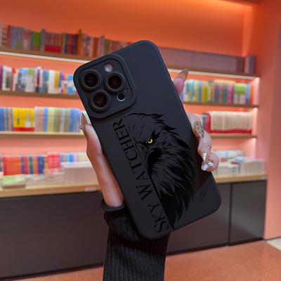 TEMU Eagle Pattern Uv Printing Mobile Phone Degree Full Protection Suitable For Iphone 11 12 13 14 Pro Max 15 16 Xr X/ Xs 7 8 Plus Se Mini Smartphone Best Birthday Gift For Boys And Girls Image