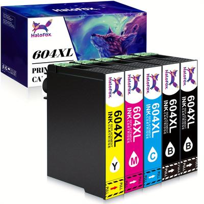 TEMU 604xl Printer Cartridges Compatible With Epson 604 604xl Cartridges For Home Xp-3200 Xp-3205 Xp-4200 Xp-4205 Xp-2200 Xp-2205, Workforce Wf-2910 Wf-2930 Wf-2935 Wf-2950 Image
