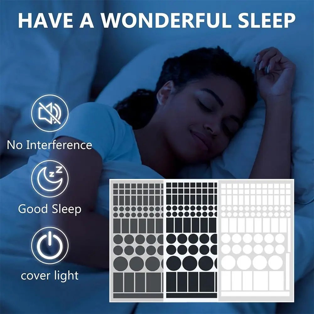 LED-Abdeckungen blockieren Licht Dimmen Aufkleber große Haft festigkeit einfach zu bedienende LED-Filter Dimmen Blätter Schattierung vermeiden Blendung Image