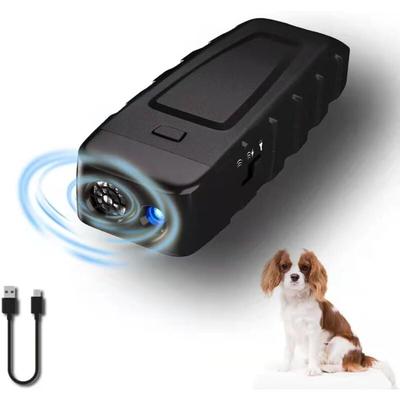 Schwarz) Anti-Bell-Stopper, tragbares Hundeabwehrmittel, Ultraschall-Hunde- und Katzenabwehrmittel, Image