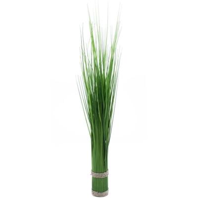 Spetebo - Kunst Dekogras Bündel grün - h 60 cm - Künstliches Deko Stehgras - Kunstpflanze Image
