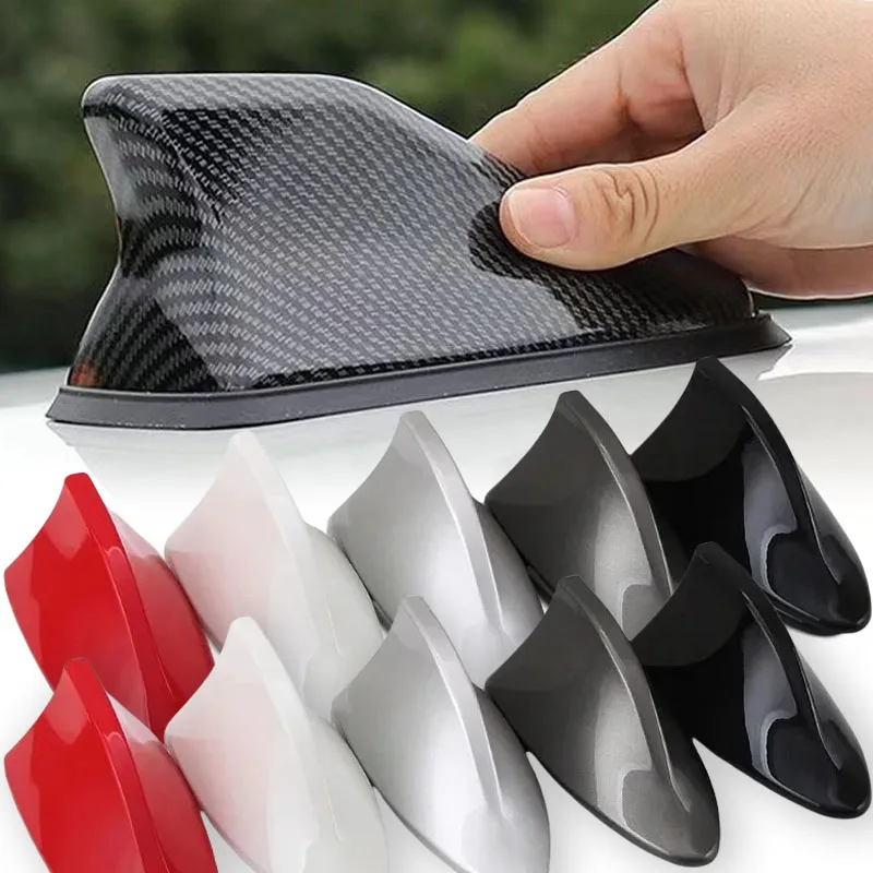 Auto Radio Shark Fin Auto Shark Antenne Radio FM Signal Design Für Alle Autos Antennen Auto Außen Styling Ersatzteile Image