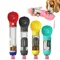 Tragbare 3-in-1 Hund Wasser Flasche Outdoor Food Feeder Trinker Poop Dispenser Multifunktionale Schüsseln Reise Hund Schüssel haustiere Produkte