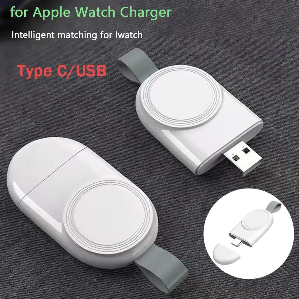 Tragbares kabelloses Ladegerät für Apple Watch Serie 10 9 8 7 6 SE 5 4 3 2 1 Mini-Ladestation für iwatch 42 mm 46 mm 41 mm 44 mm 40 mm Image