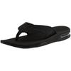 Sandale REEF "FANNING", Gr. 42, schwarz (all schwarz), Synthetik, sportlich, Schuhe
