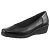 Keilpumps ARA "ZÜRICH", Damen, Gr. 8,5 (42,5), schwarz, Nappaleder, Lackleder, unifarben, klassisch, Schuhe, Business Schuh, Pumps, Festtagsschuh mit Keilabsatz, H-Weite