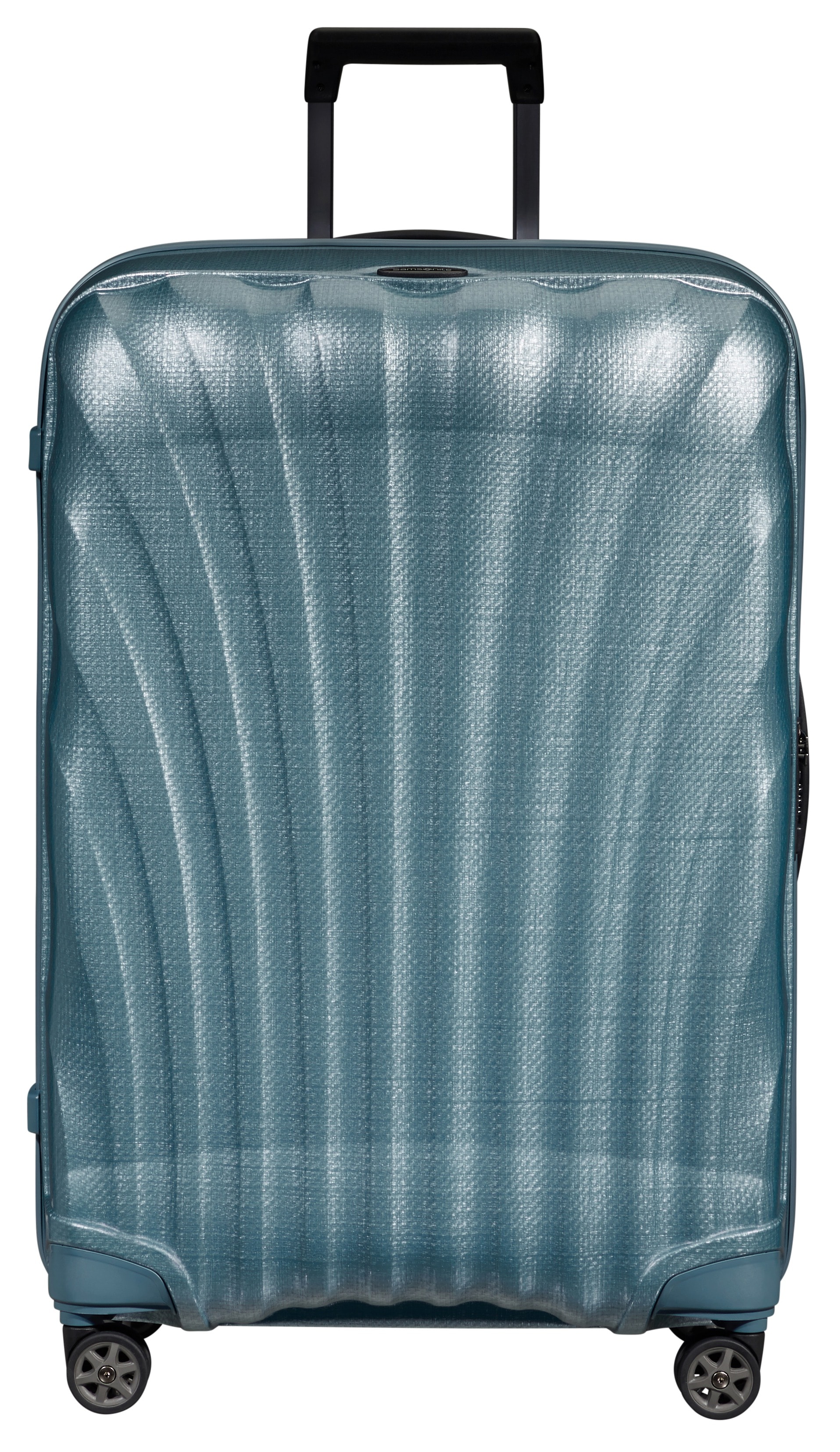 Hartschalen-Trolley SAMSONITE "C-LITE, verschiedene Größen und Farben", Gr. B/H/T: 51 x 75 x 31 94, blau (ice blau), Polypropylen, unifarben, Koffer, Reisekoffer Aufgabegepäck Trolley TSA-Zahlenschloss Made in Europe Image