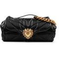 Dolce&Gabbana Hobo Bags - 2000-2024 Quilted Nylon Devotion Satchel - Gr. unisize - in Schwarz - für Damen
