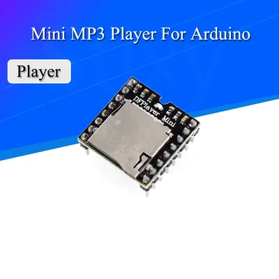 DF Player Mini MP3 Player Module MP3 Voice Decode Board Supporting TF Card U-Disk IO/Serial Port/AD